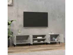 Móvel de TV 180x31,5x40 cm derivados de madeira cinza sonoma PT802746^ Móvel De Tv