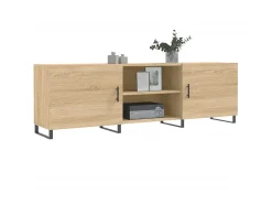 Móvel de TV 150x30x50 cm derivados de madeira carvalho sonoma PT793890^ Móvel De Tv