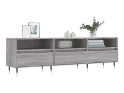 Móvel de TV 150x30x44,5 cm derivados de madeira sonoma PT629099^ Móvel De Tv