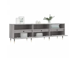 Móvel de TV 150x30x44,5 cm derivados de madeira sonoma PT629099^ Móvel De Tv