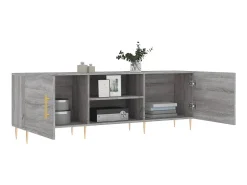 Móvel De Tv* Móvel de TV 150x30x50 cm derivados de madeira sonoma PT885524 Cinzento
