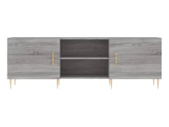 Móvel De Tv* Móvel de TV 150x30x50 cm derivados de madeira sonoma PT885524 Cinzento