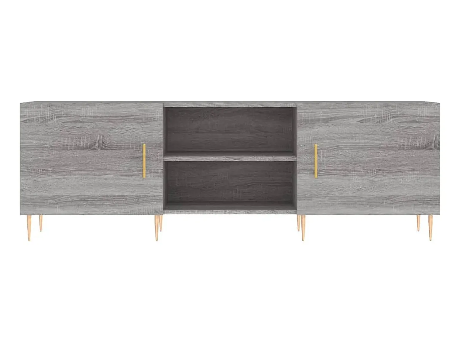 Móvel De Tv* Móvel de TV 150x30x50 cm derivados de madeira sonoma PT885524 Cinzento