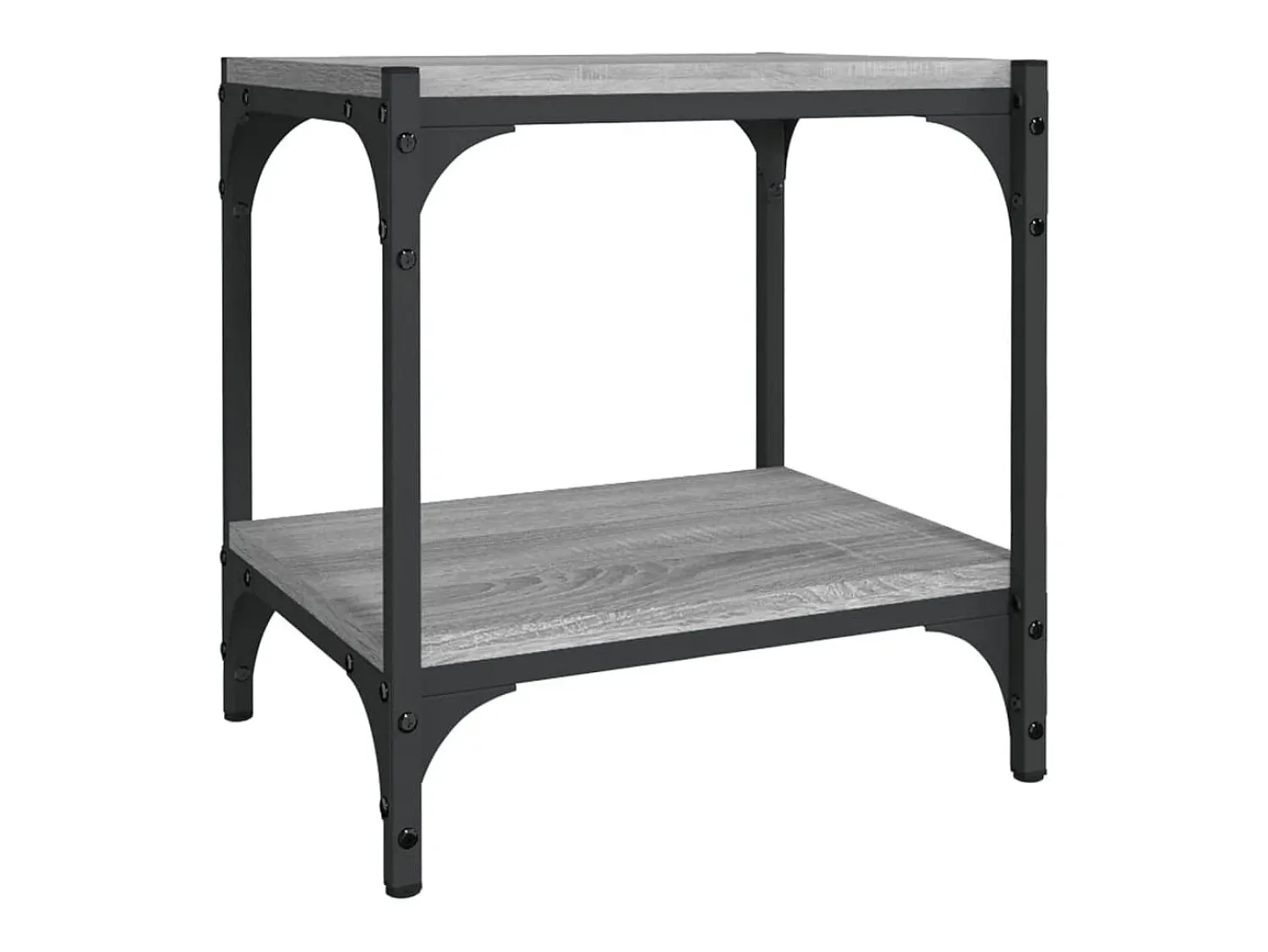 Online Móvel de TV 40x33x41 cm derivados madeira/aço sonoma PT936969 Cinzento