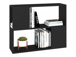 Móvel De Tv*vidaxl Móvel de TV 80x24x63 cm derivados de madeira Preto