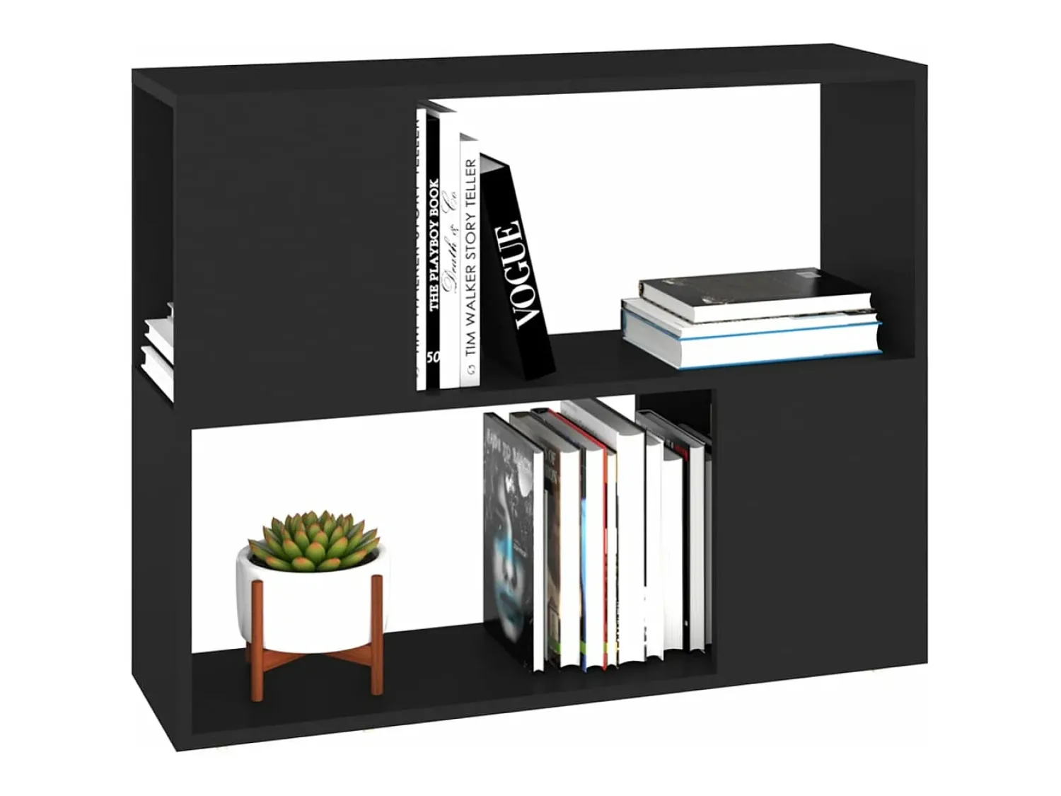 Móvel De Tv*vidaxl Móvel de TV 80x24x63 cm derivados de madeira Preto