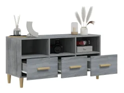 Móvel de TV 102x36x50 cm derivados de madeira sonoma PT635377^ Móvel De Tv