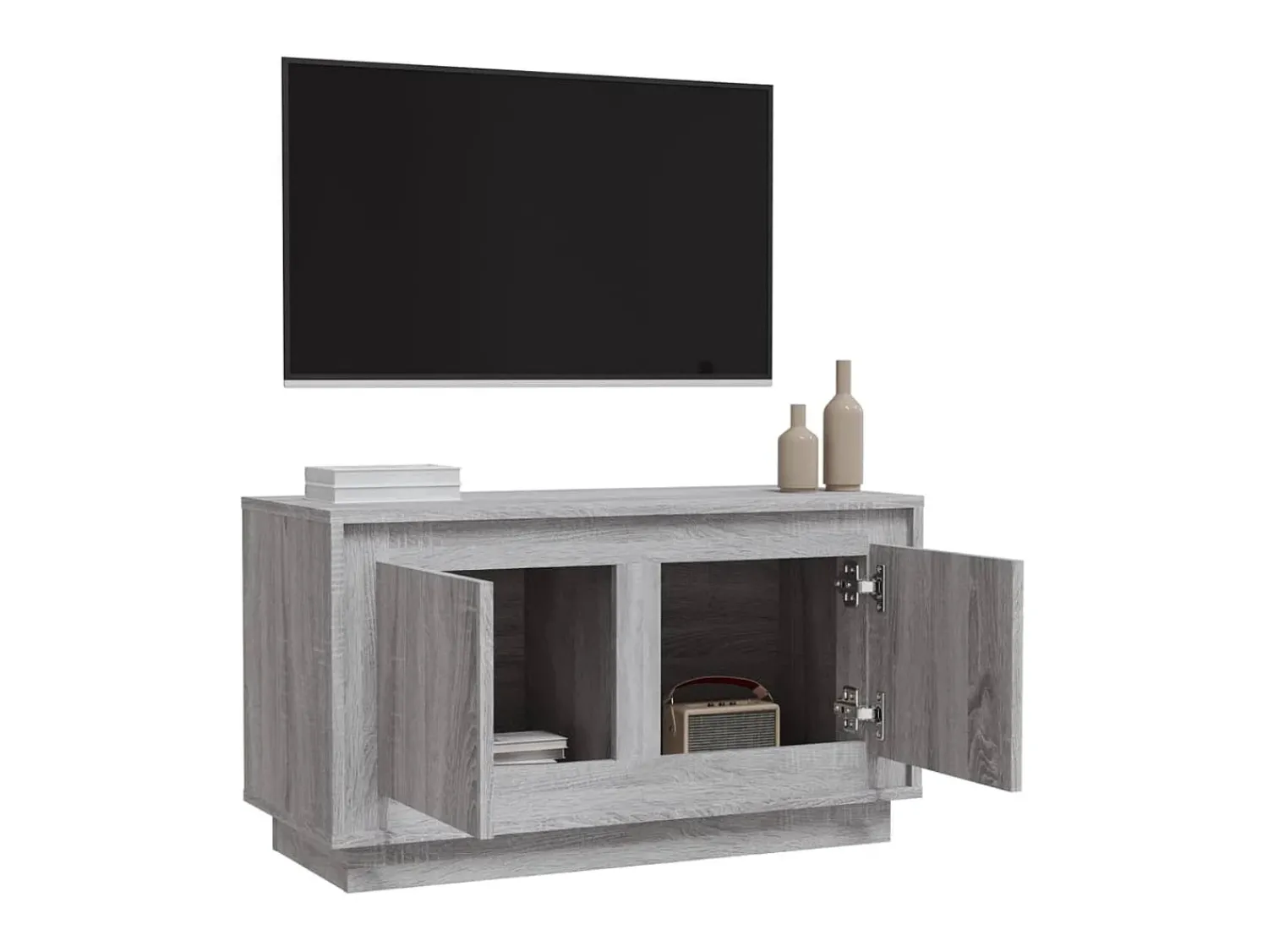Móvel de TV 80x35x45 cm derivados de madeira sonoma PT790827^ Móvel De Tv