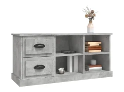 Móvel De Tv* Móvel de TV 102x35,5x47,5 cm derivados de madeira cinza cimento PT890236 Cinzento
