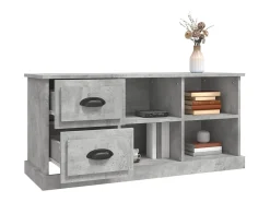 Móvel De Tv* Móvel de TV 102x35,5x47,5 cm derivados de madeira cinza cimento PT890236 Cinzento