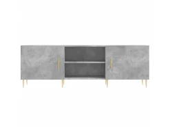Móvel De Tv* Móvel de TV 150x30x50 cm derivados de madeira cinza-cimento PT190197 Cinzento