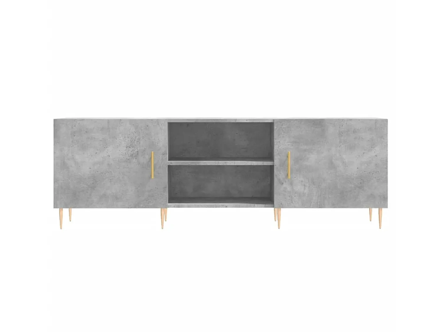 Móvel De Tv* Móvel de TV 150x30x50 cm derivados de madeira cinza-cimento PT190197 Cinzento