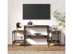 Móvel De Tv| Móvel de TV 117x35x52 cm derivados de madeira carvalho PT429439 Castanho