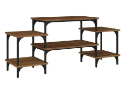 Móvel De Tv| Móvel de TV 117x35x52 cm derivados de madeira carvalho PT429439 Castanho