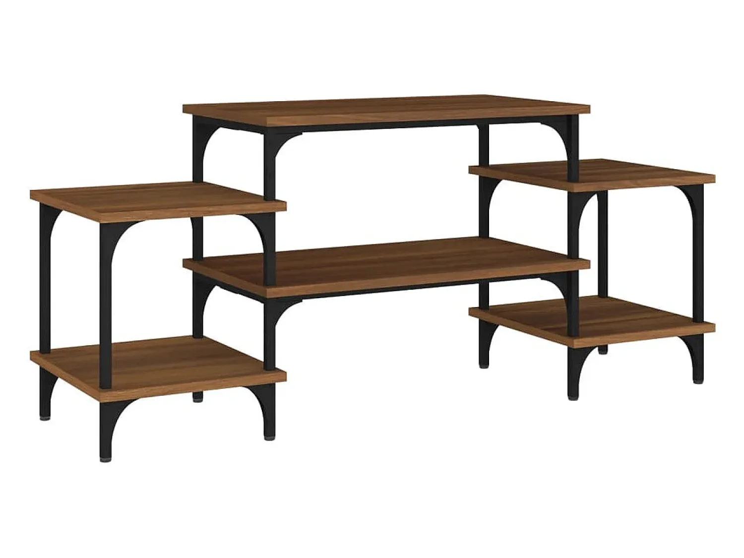 Móvel De Tv| Móvel de TV 117x35x52 cm derivados de madeira carvalho PT429439 Castanho