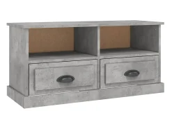 Móvel De Tv| Móvel de TV 93x35,5x45 cm derivados de madeira cimento PT804109 Cinzento