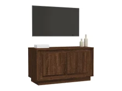 Hot Móvel de TV 80x35x45 cm derivados de madeira carvalho PT373812 Castanho