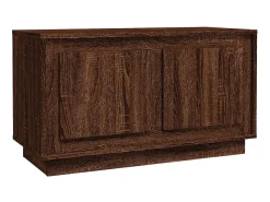 Hot Móvel de TV 80x35x45 cm derivados de madeira carvalho PT373812 Castanho