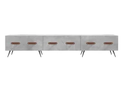 Sale Móvel de TV 150x36x30 cm derivados de madeira cimento PT169773 Cinzento
