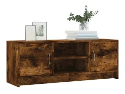 Clearance Móvel de TV 102x30x37,5 cm derivados de madeira carvalho fumado PT601315 Castanho