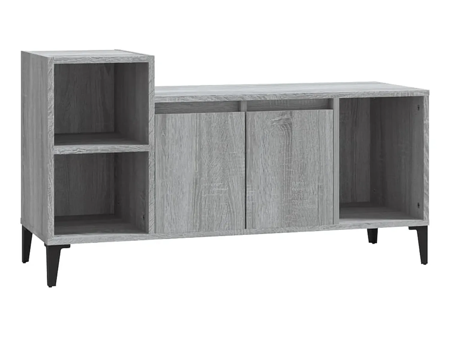 Discount Móvel de TV 100x35x55 cm derivados de madeira sonoma PT309076 Cinzento