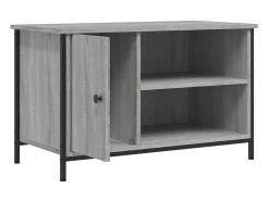 Outlet Móvel de TV 80x40x50 cm derivados de madeira sonoma PT134915 Cinzento