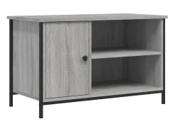 Outlet Móvel de TV 80x40x50 cm derivados de madeira sonoma PT134915 Cinzento