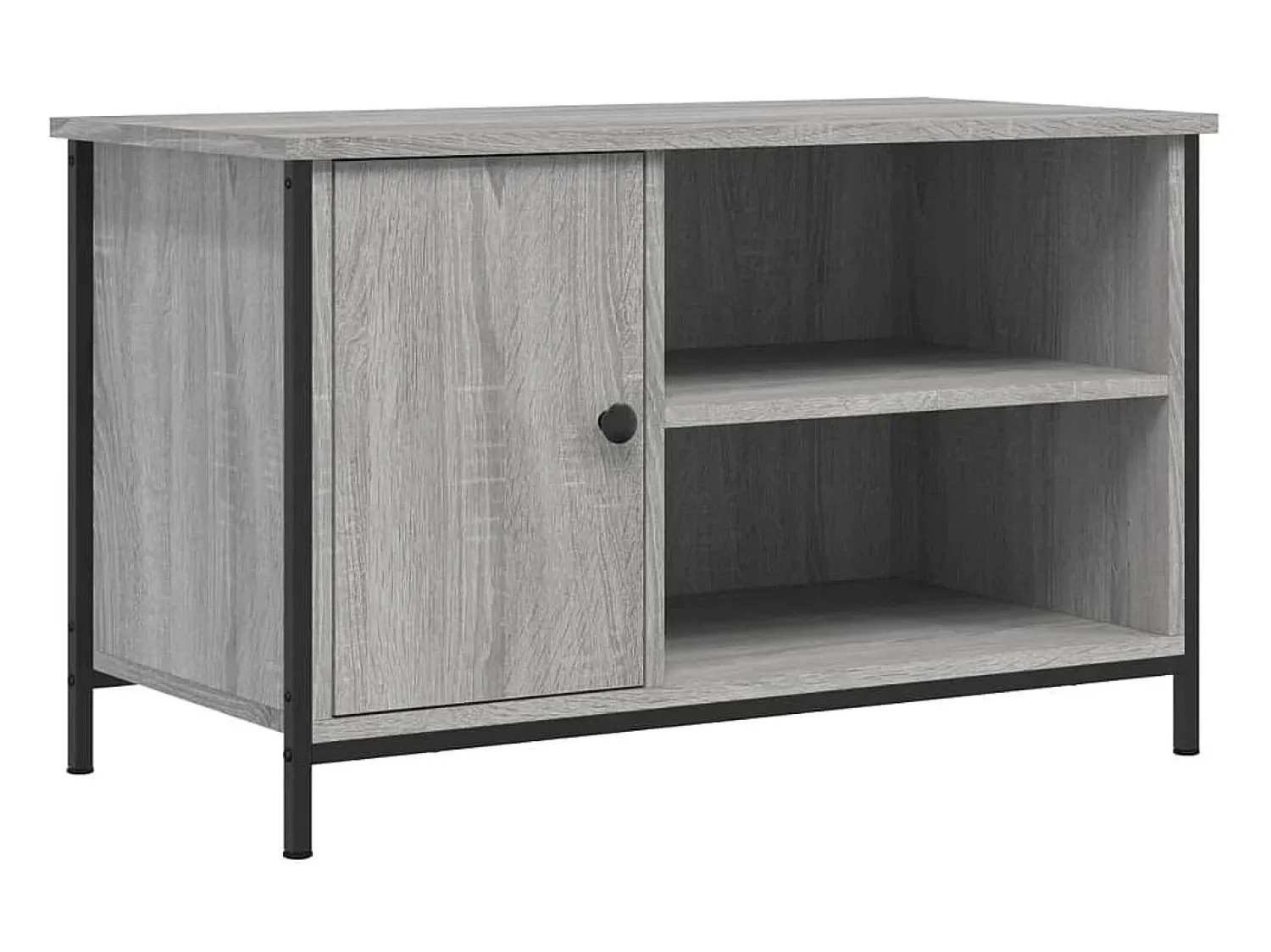 Outlet Móvel de TV 80x40x50 cm derivados de madeira sonoma PT134915 Cinzento