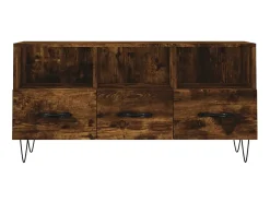 Móvel de TV 102x36x50 cm derivados de madeira carvalho fumado PT576076^ Móvel De Tv