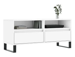 Móvel De Tv* Móvel de TV 100x34,5x44,5 cm derivados de madeira PT294538 Branco