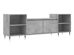 Móvel de TV 160x35x55 cm derivados de madeira cimento PT810382^ Móvel De Tv