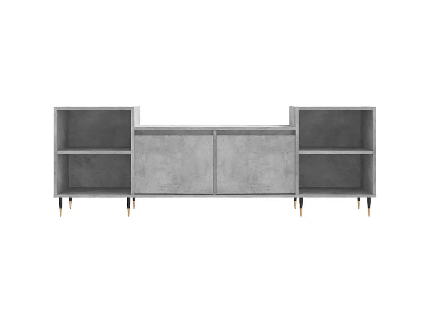 Móvel de TV 160x35x55 cm derivados de madeira cimento PT810382^ Móvel De Tv