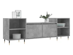 Móvel de TV 160x35x55 cm derivados de madeira cimento PT810382^ Móvel De Tv