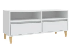 Móvel De Tv|vidaxl Móvel de TV 100x34,5x44,5 cm derivados de madeira Branco