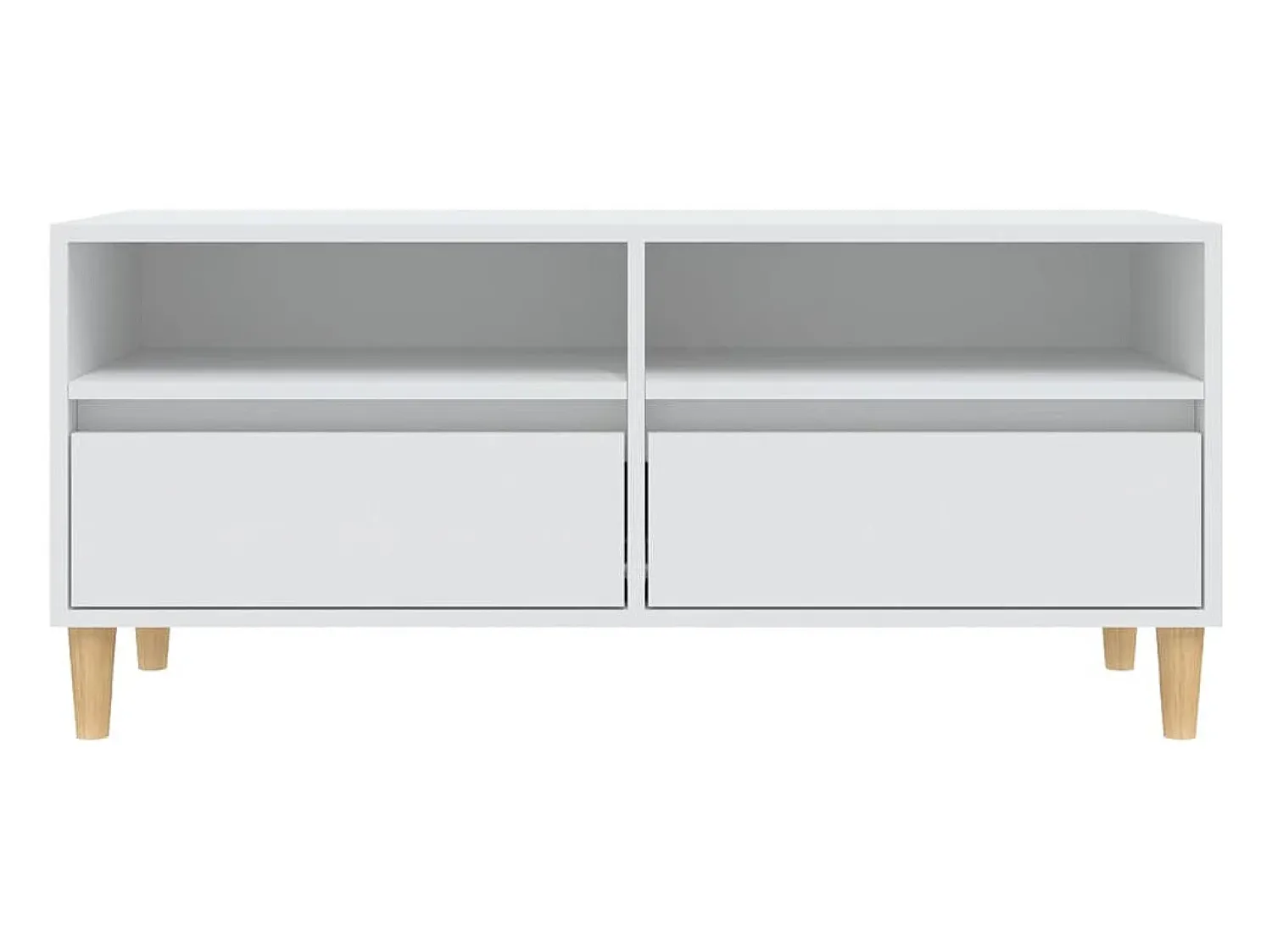 Móvel De Tv|vidaxl Móvel de TV 100x34,5x44,5 cm derivados de madeira Branco