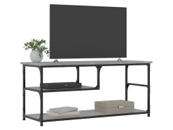 Móvel De Tv| Móvel de TV 103x38x46,5 cm derivados madeira/aço cinza sonoma PT629114 Cinzento