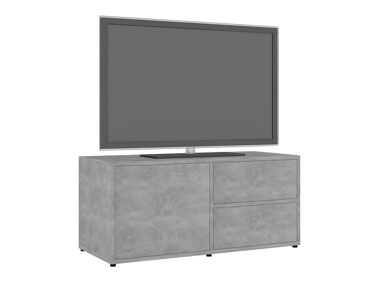 Móvel de TV 80x34x36 cm derivados de madeira cimento PT624871^ Móvel De Tv