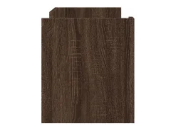 Outlet Móvel de TV 80x35x40 cm derivados de madeira carvalho PT301106 Castanho