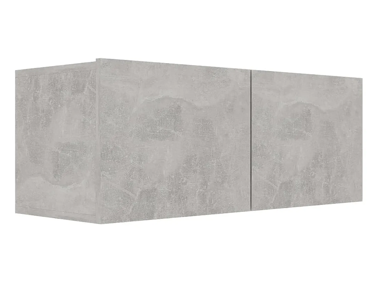 Móvel De Tv* Móvel de TV 80x30x30 cm derivados de madeira cimento PT590426 Cinzento