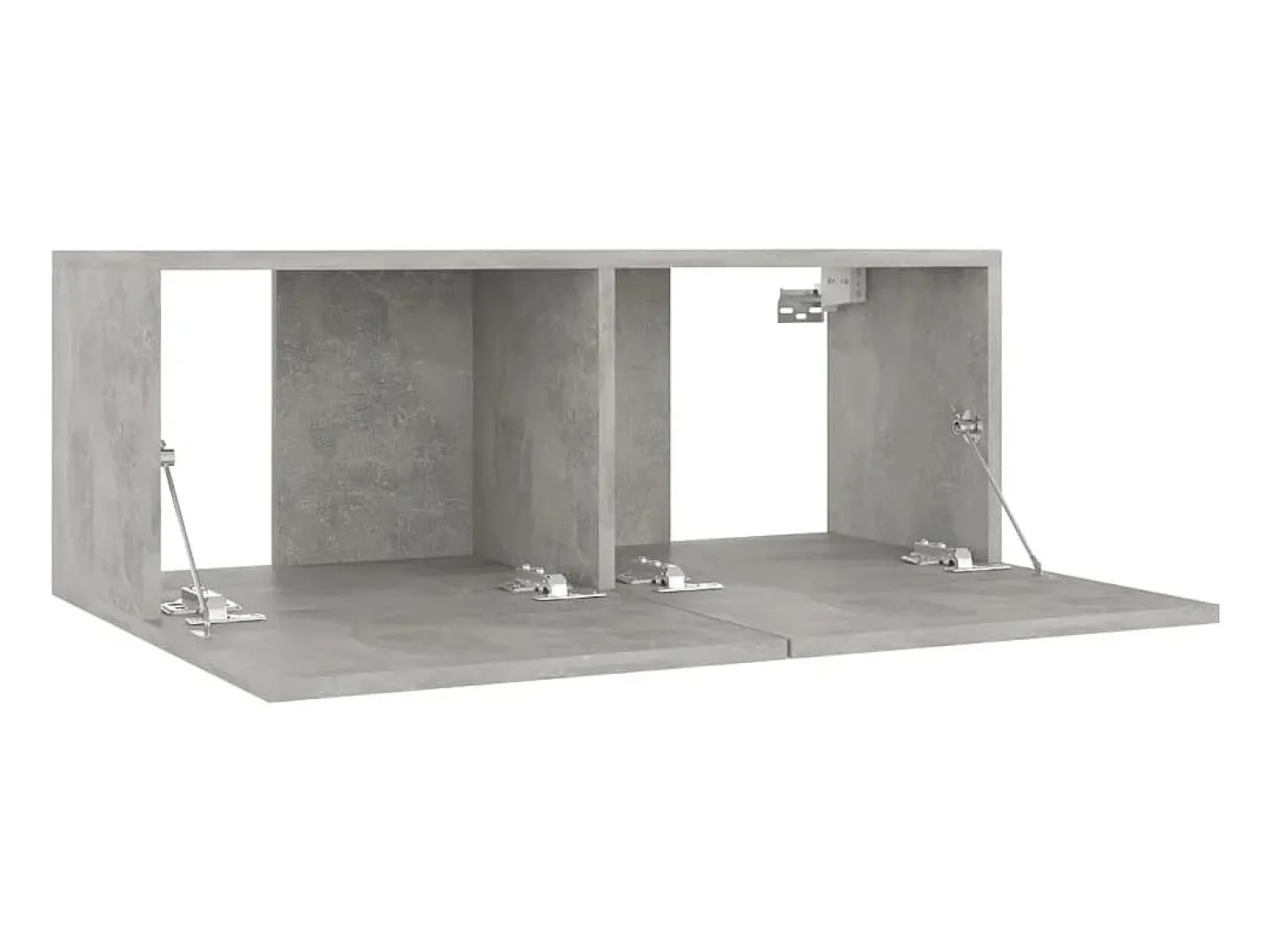 Móvel De Tv* Móvel de TV 80x30x30 cm derivados de madeira cimento PT590426 Cinzento