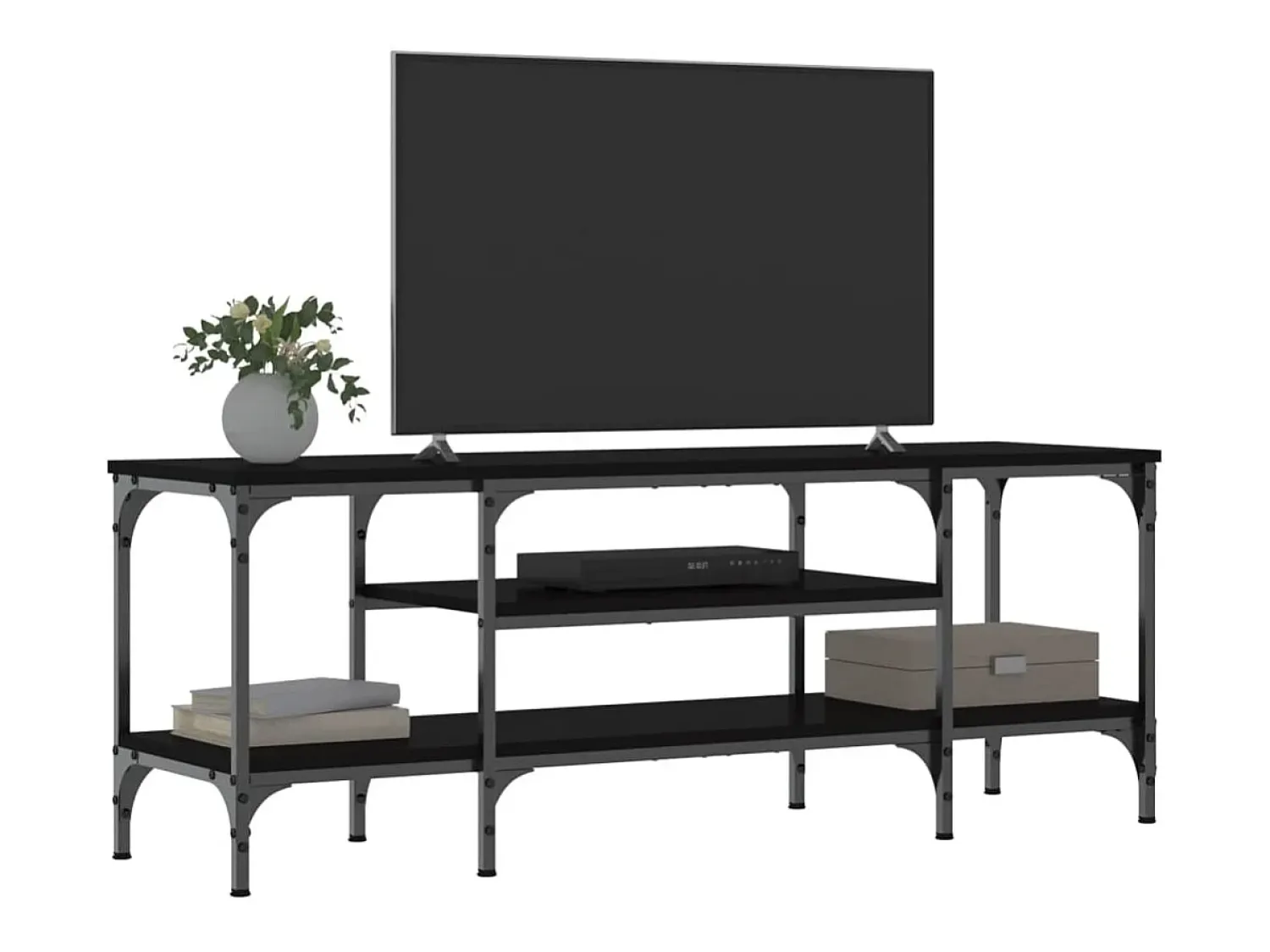 Móvel de TV 121x35x45 cm derivados de madeira/ferro PT601671^ Móvel De Tv