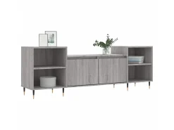 New Móvel de TV 160x35x55 cm derivados de madeira sonoma PT121220 Cinzento