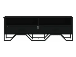 Móvel De Tv* Móvel de TV 122x34x41 cm derivados de madeira PT714509 Preto