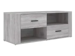 Móvel De Tv| Móvel de TV 100x35x40 cm derivados de madeira sonoma PT771309 Cinzento