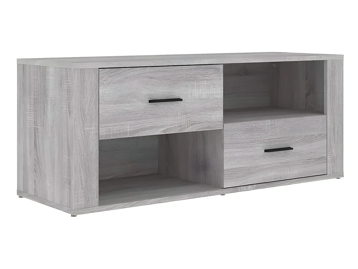 Móvel De Tv| Móvel de TV 100x35x40 cm derivados de madeira sonoma PT771309 Cinzento
