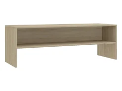 Móvel De Tv| Móvel de TV 120x40x40 cm derivados de madeira carvalho sonoma PT631967 Castanho