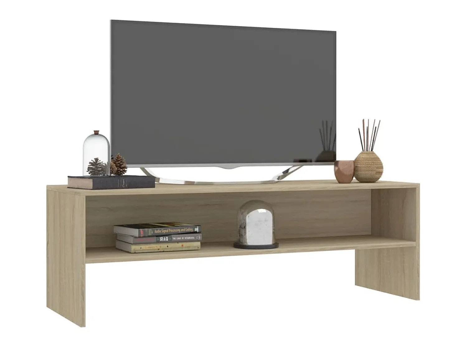 Móvel De Tv| Móvel de TV 120x40x40 cm derivados de madeira carvalho sonoma PT631967 Castanho
