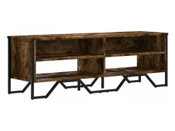 Clearance Móvel de TV 122x34x41 cm derivados de madeira carvalho fumado PT905458 Castanho