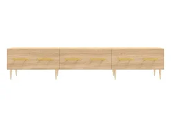 Discount vidaxl Móvel de TV 150x36x30 cm derivados de madeira carvalho sonoma Castanho