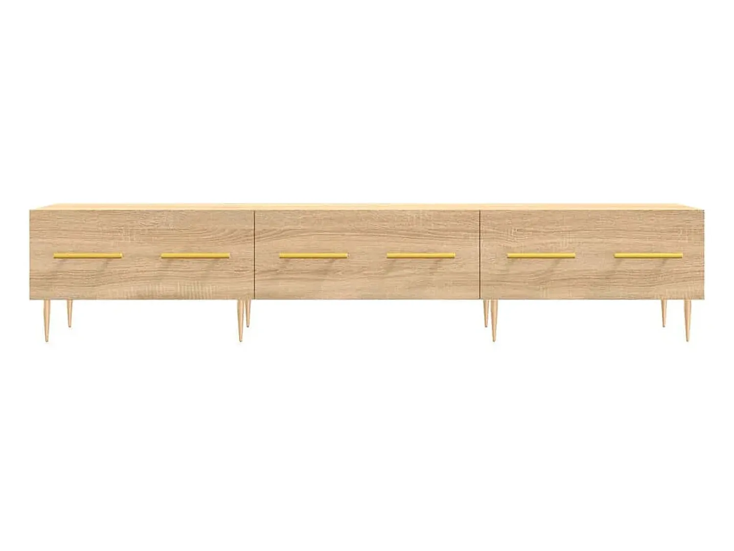 Discount vidaxl Móvel de TV 150x36x30 cm derivados de madeira carvalho sonoma Castanho